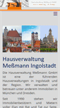 Mobile Screenshot of hausverwaltung-messmann.de